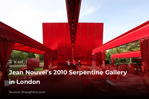 Jean Nouvel's 2010 Serpentine Gallery Pavilion in London