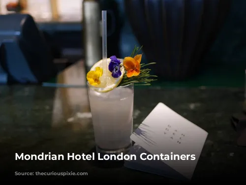 Mondrian Hotel London Containers restaurant