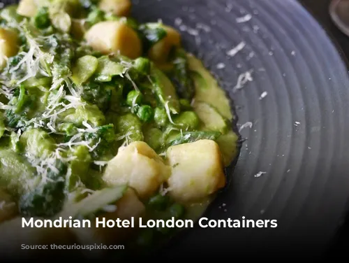 Mondrian Hotel London Containers restaurant