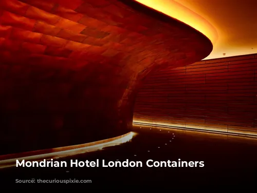 Mondrian Hotel London Containers restaurant