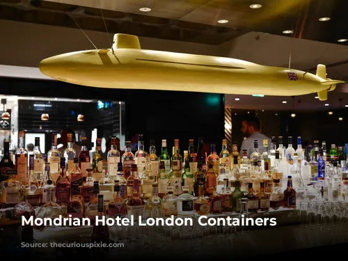 Mondrian Hotel London Containers restaurant