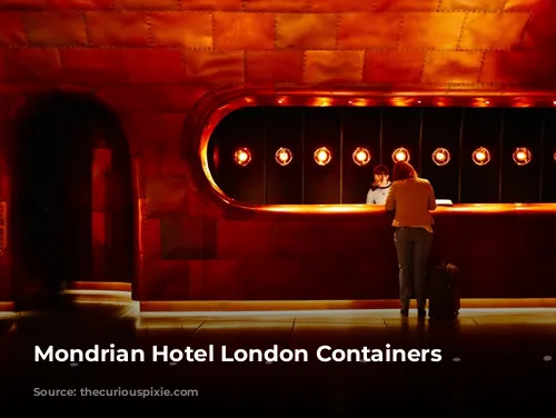 Mondrian Hotel London Containers restaurant