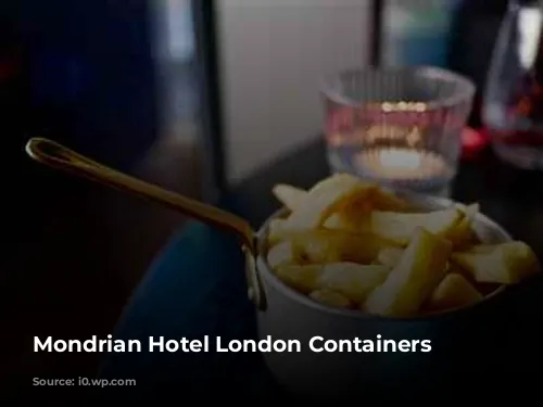 Mondrian Hotel London Containers restaurant