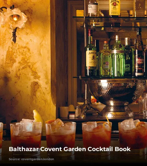 Balthazar Covent Garden Cocktail Book 2