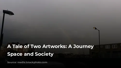 A Tale of Two Artworks: A Journey Through Space and Society