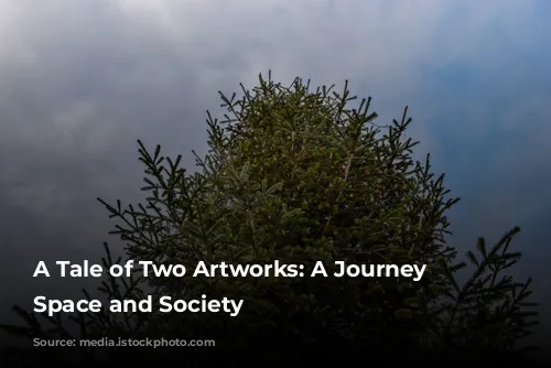 A Tale of Two Artworks: A Journey Through Space and Society