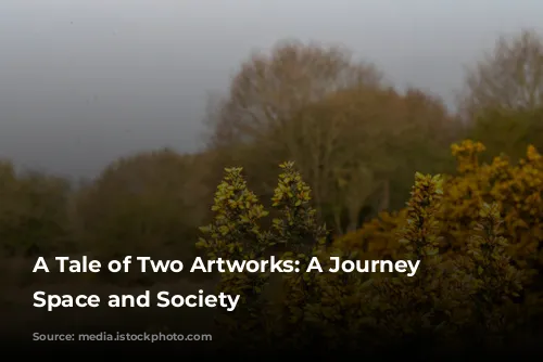 A Tale of Two Artworks: A Journey Through Space and Society