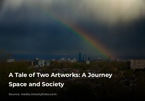 A Tale of Two Artworks: A Journey Through Space and Society