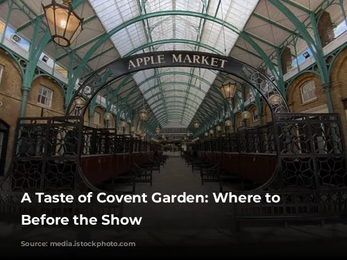 A Taste of Covent Garden: Where to Dine Before the Show