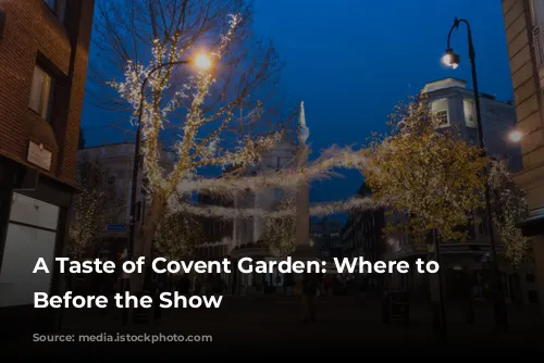 A Taste of Covent Garden: Where to Dine Before the Show