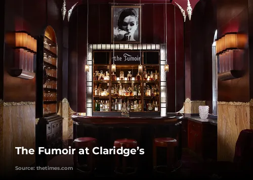 The Fumoir at Claridge’s