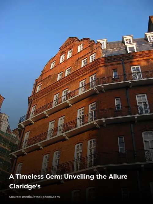 A Timeless Gem: Unveiling the Allure of Claridge's