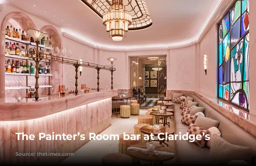 The Painter’s Room bar at Claridge’s