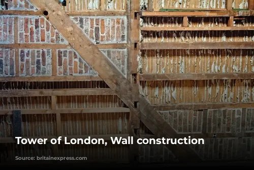 Tower of London, Wall construction