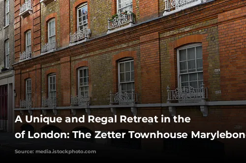 A Unique and Regal Retreat in the Heart of London: The Zetter Townhouse Marylebone