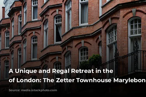 A Unique and Regal Retreat in the Heart of London: The Zetter Townhouse Marylebone