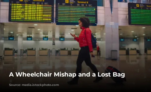 A Wheelchair Mishap and a Lost Bag