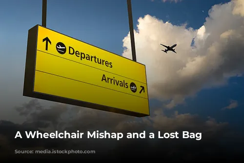 A Wheelchair Mishap and a Lost Bag