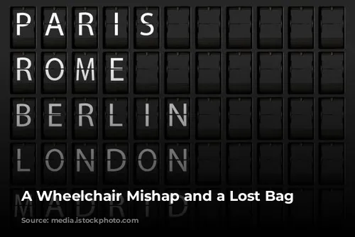 A Wheelchair Mishap and a Lost Bag