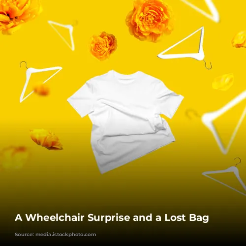 A Wheelchair Surprise and a Lost Bag