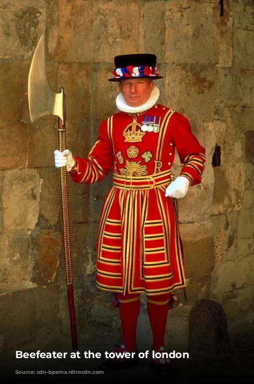 Beefeater at the tower of london