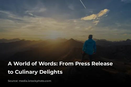 A World of Words: From Press Release Disasters to Culinary Delights