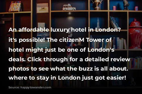 An affordable luxury hotel in London? YES it's possible! The citizenM Tower of London hotel might just be one of London's best deals. Click through for a detailed review with photos to see what the buzz is all about. Deciding where to stay in London just got easier!