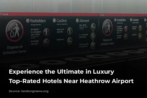 Experience the Ultimate in Luxury Travel: Top-Rated Hotels Near Heathrow Airport