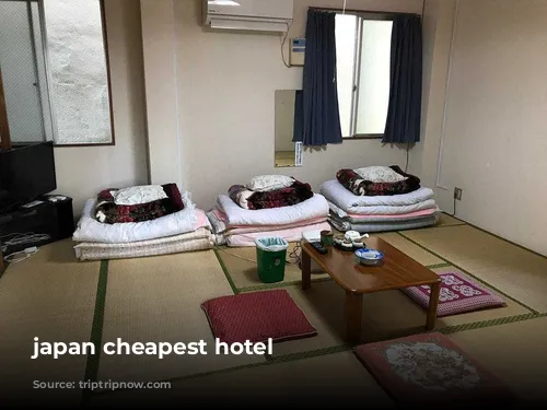 japan cheapest hotel