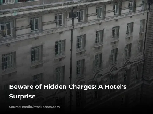 Beware of Hidden Charges: A Hotel's Unpleasant Surprise