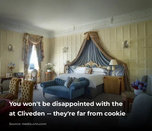 You won't be disappointed with the rooms at Cliveden -- they're far from cookie cutter.