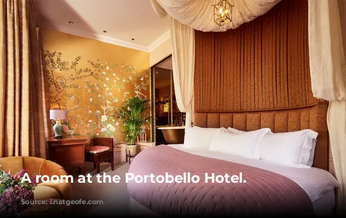 A room at the Portobello Hotel.