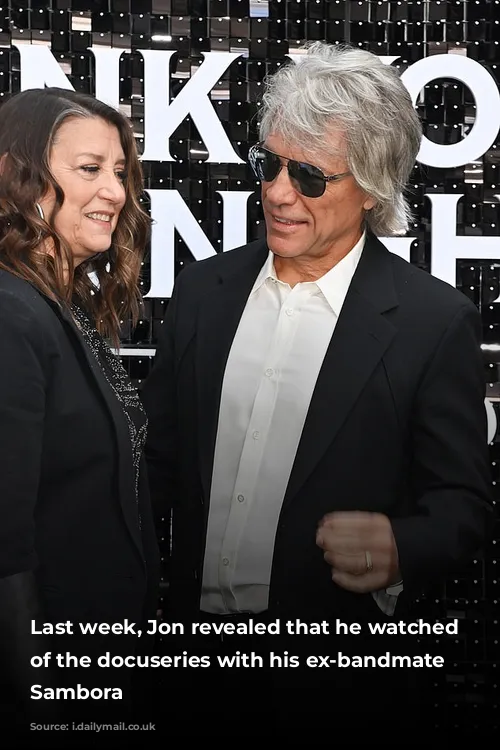 Last week, Jon revealed that he watched part of the docuseries with his ex-bandmate Richie Sambora