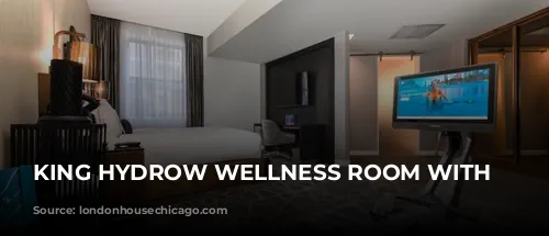 KING HYDROW WELLNESS ROOM WITH THERABODY