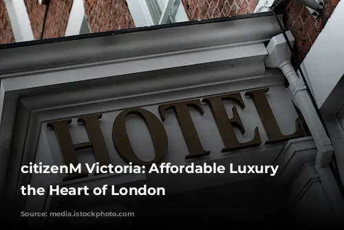 citizenM Victoria: Affordable Luxury in the Heart of London