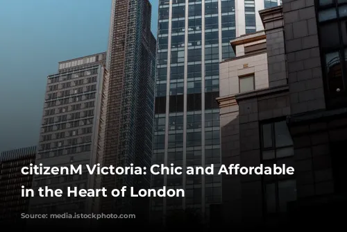 citizenM Victoria: Chic and Affordable Luxury in the Heart of London