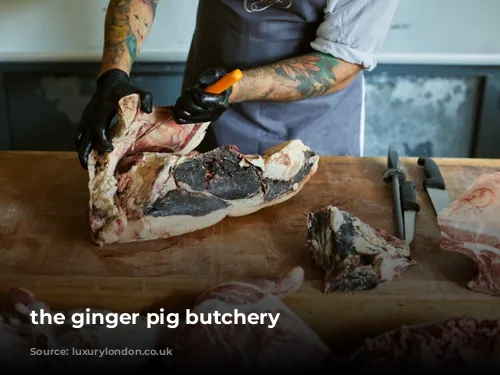 the ginger pig butchery