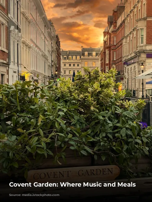 Covent Garden: Where Music and Meals Meet