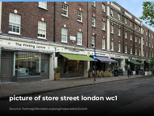 picture of store street london wc1