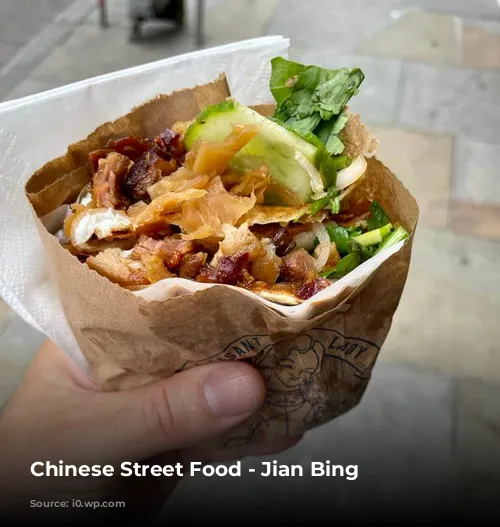 Chinese Street Food - Jian Bing