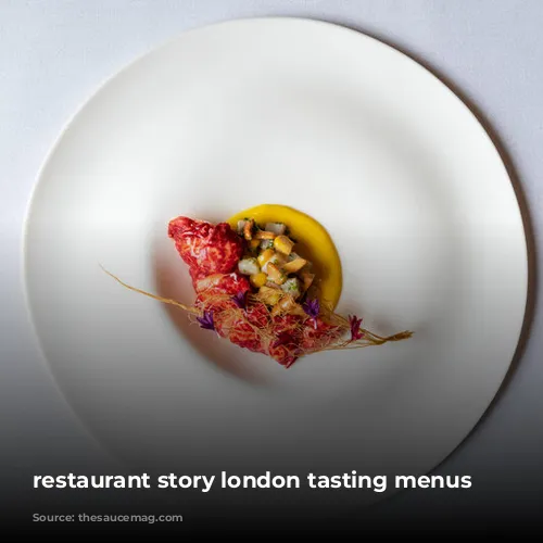 restaurant story london tasting menus