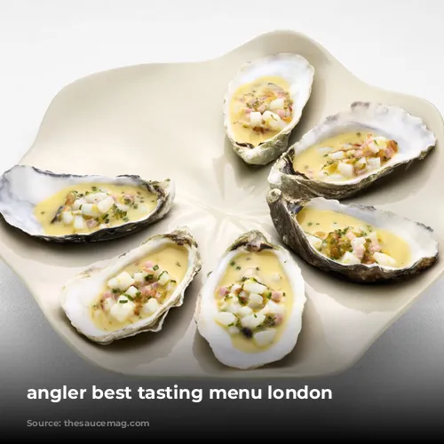 angler best tasting menu london