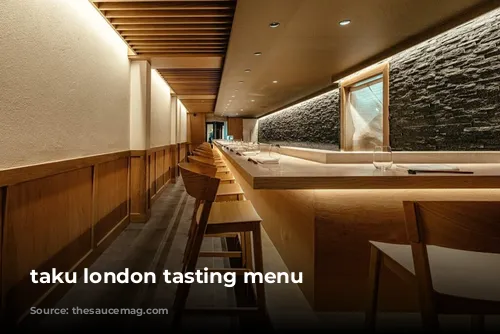 taku london tasting menu