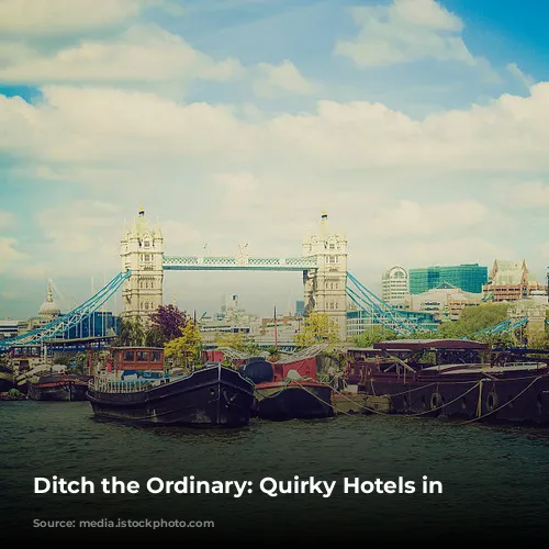 Ditch the Ordinary: Quirky Hotels in London