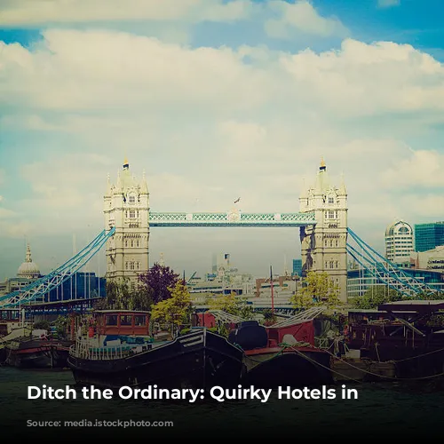 Ditch the Ordinary: Quirky Hotels in London