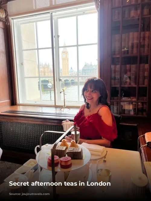 Secret afternoon teas in London