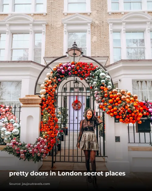 pretty doors in London secret places