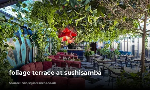 foliage terrace at sushisamba