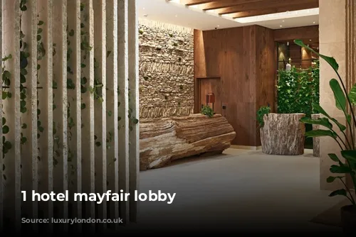 1 hotel mayfair lobby