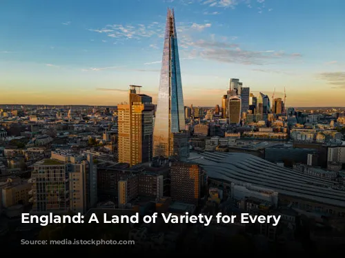 England: A Land of Variety for Every Traveler